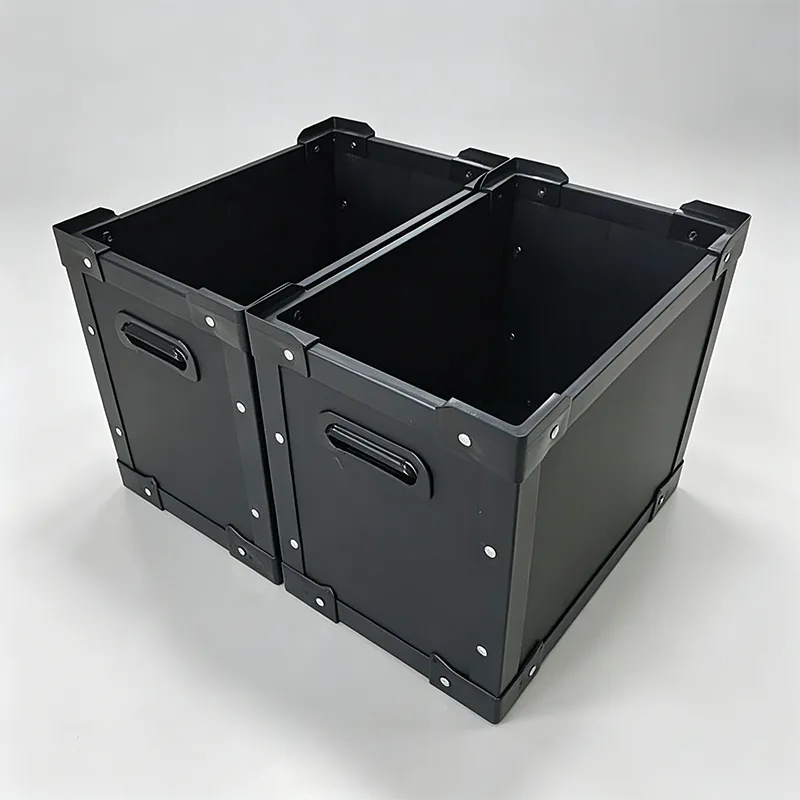 Caja de rotación de láminas huecas antiestática