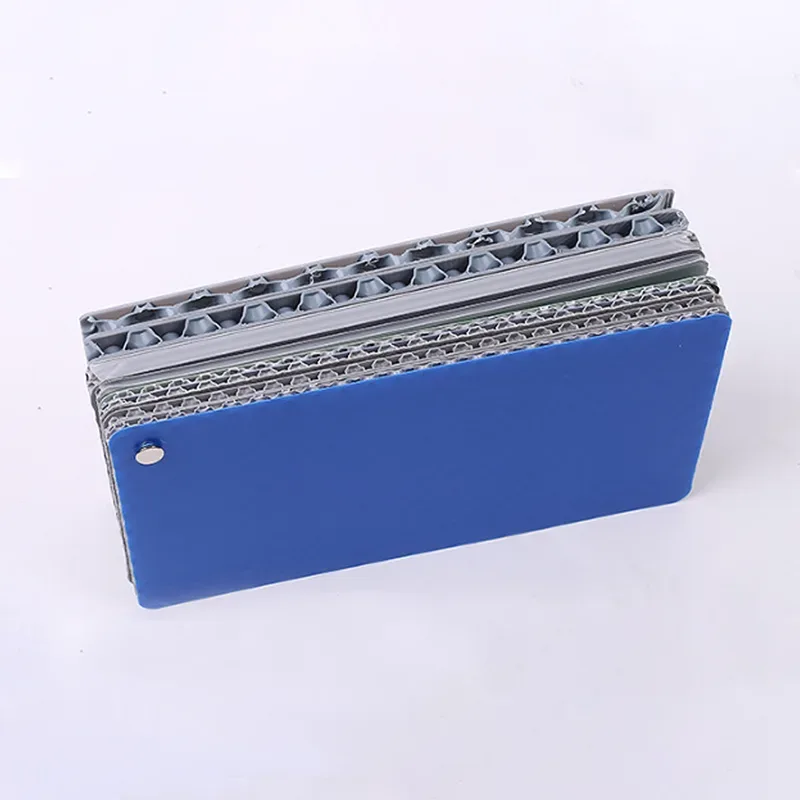 Hoja de panal de plástico